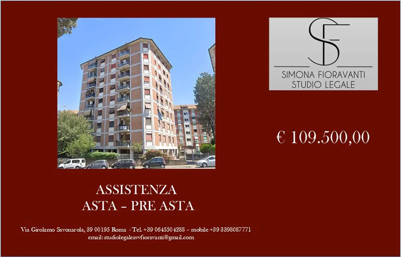 Appartamento in asta a Roma