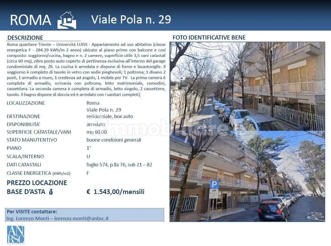 Appartamento in affitto a Roma