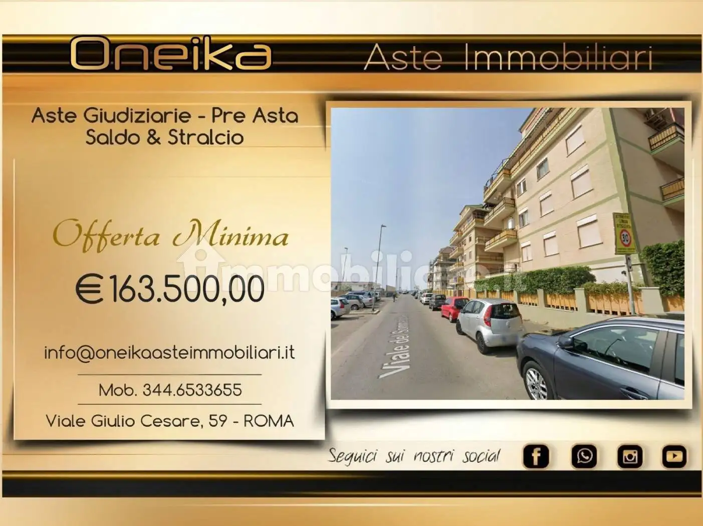 Appartamento in asta a Roma