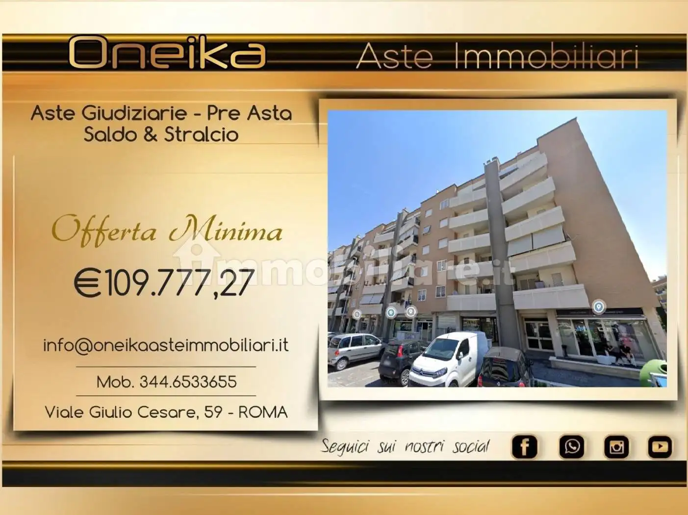 Appartamento in asta a Roma