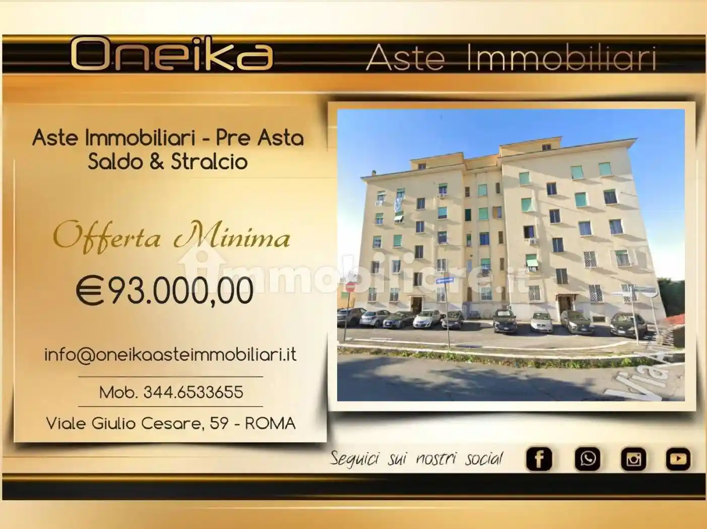 Appartamento in asta a Roma