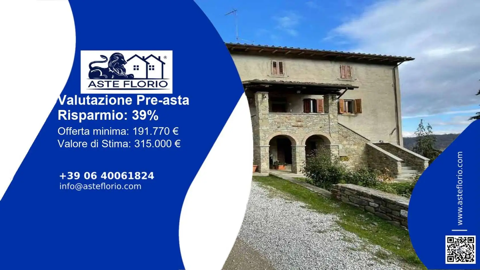 Villetta a schiera in asta a Anghiari