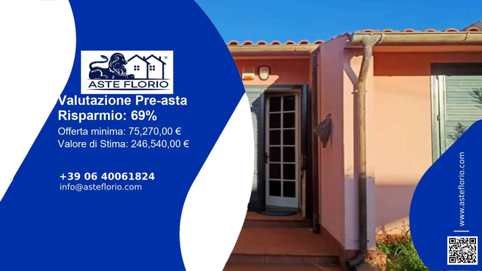 Villa in asta a Campobello di Mazara