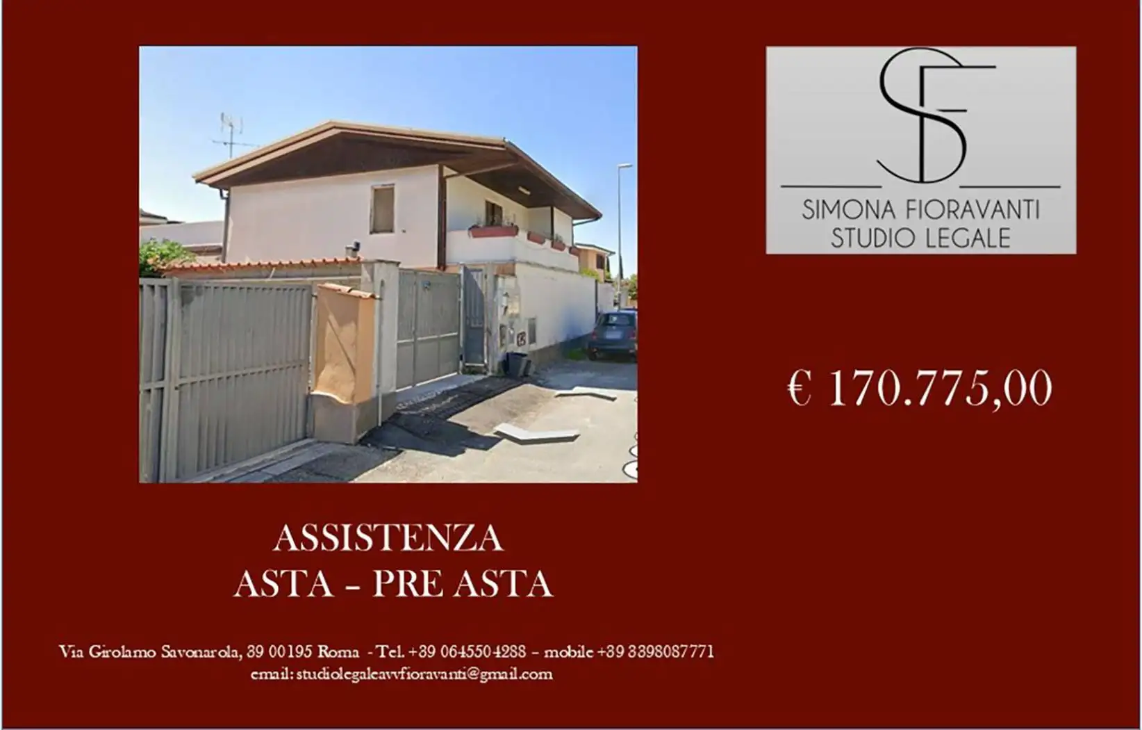 Appartamento in asta a Roma