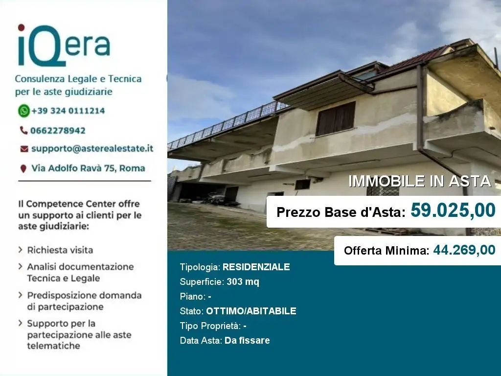 Appartamento in asta a San Lorenzo del Vallo