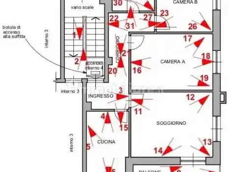 Appartamento all'asta via Bosena 24, Rapallo - foto 5