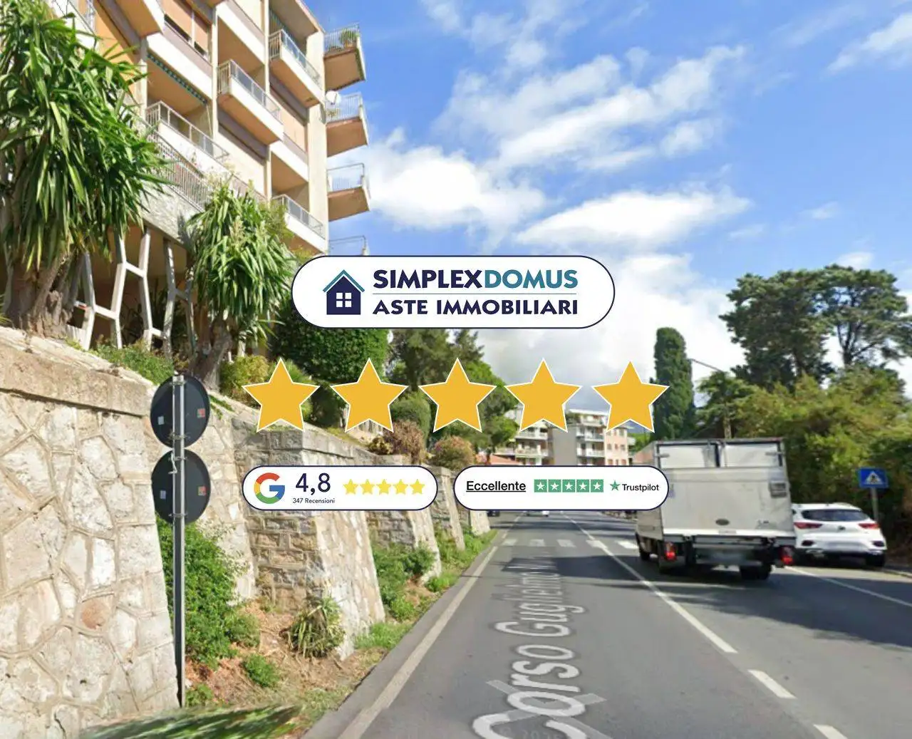 Appartamento in asta a Sanremo