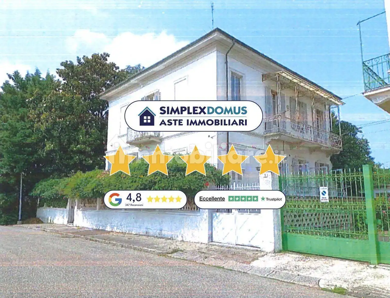 Villa in asta a Alessandria