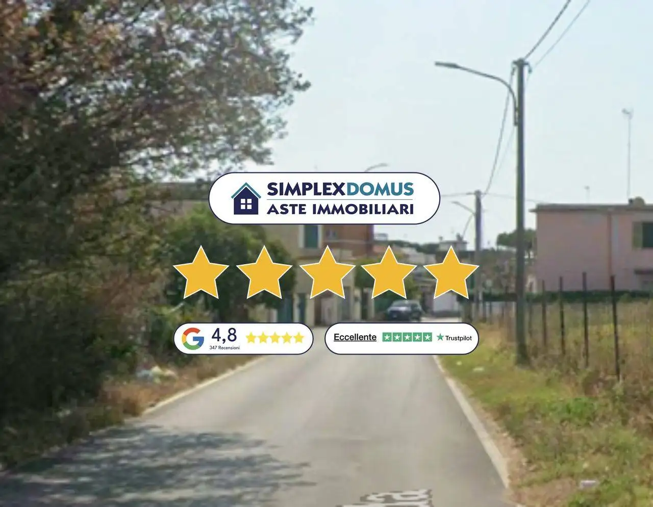 Villa in asta a Anzio