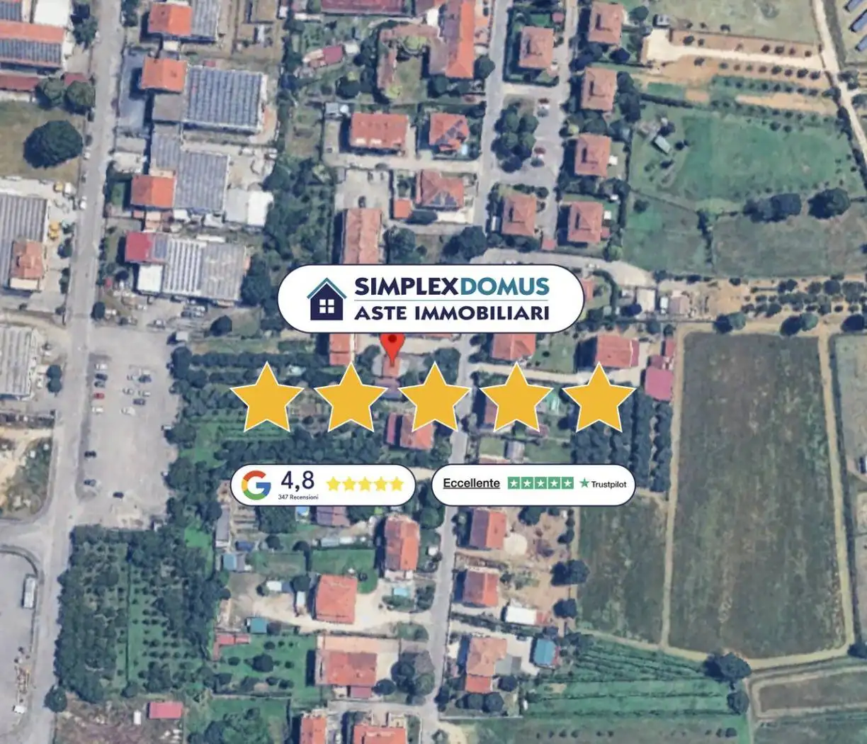 Villa in asta a Arezzo