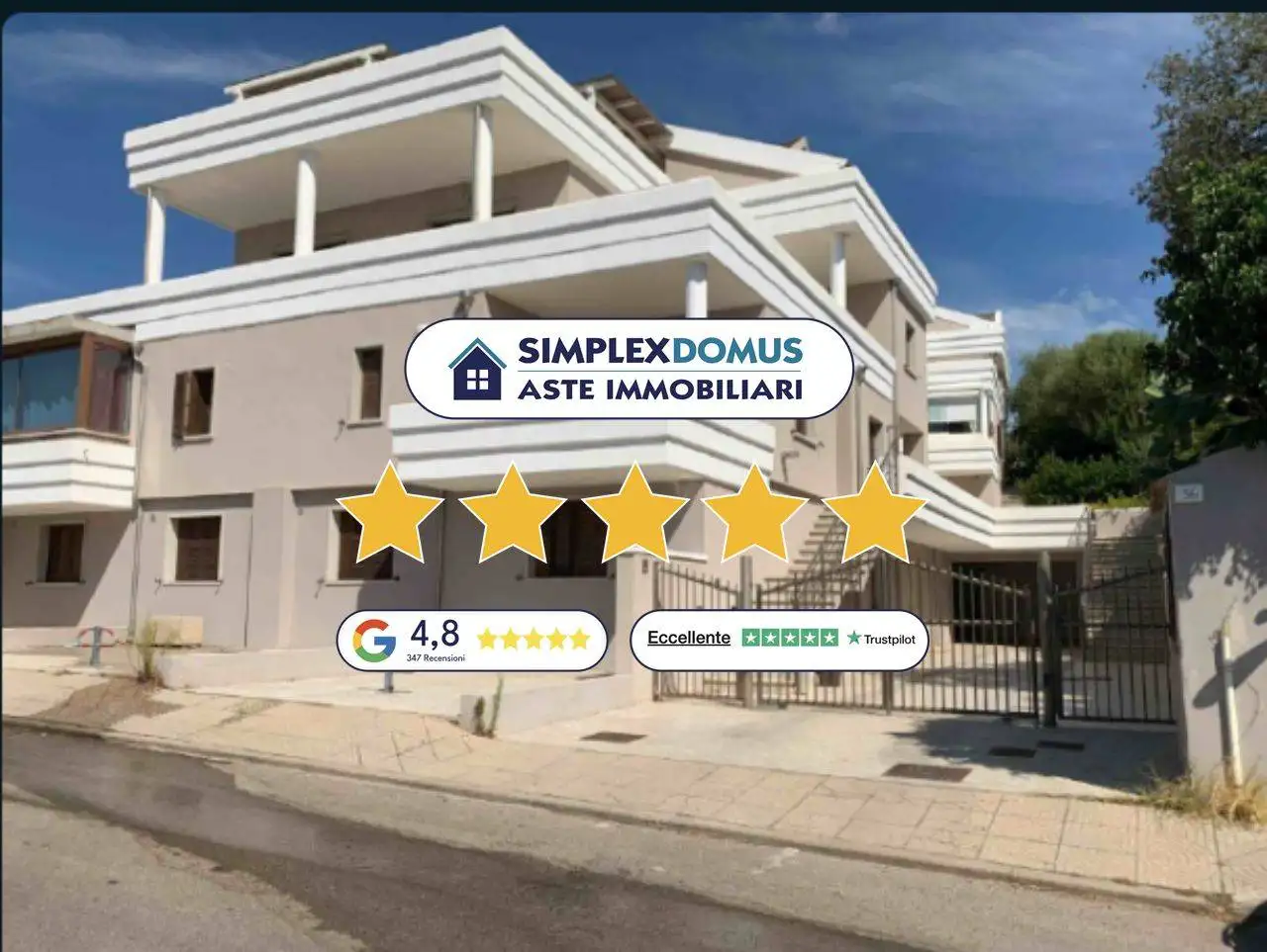 Appartamento in asta a Olbia