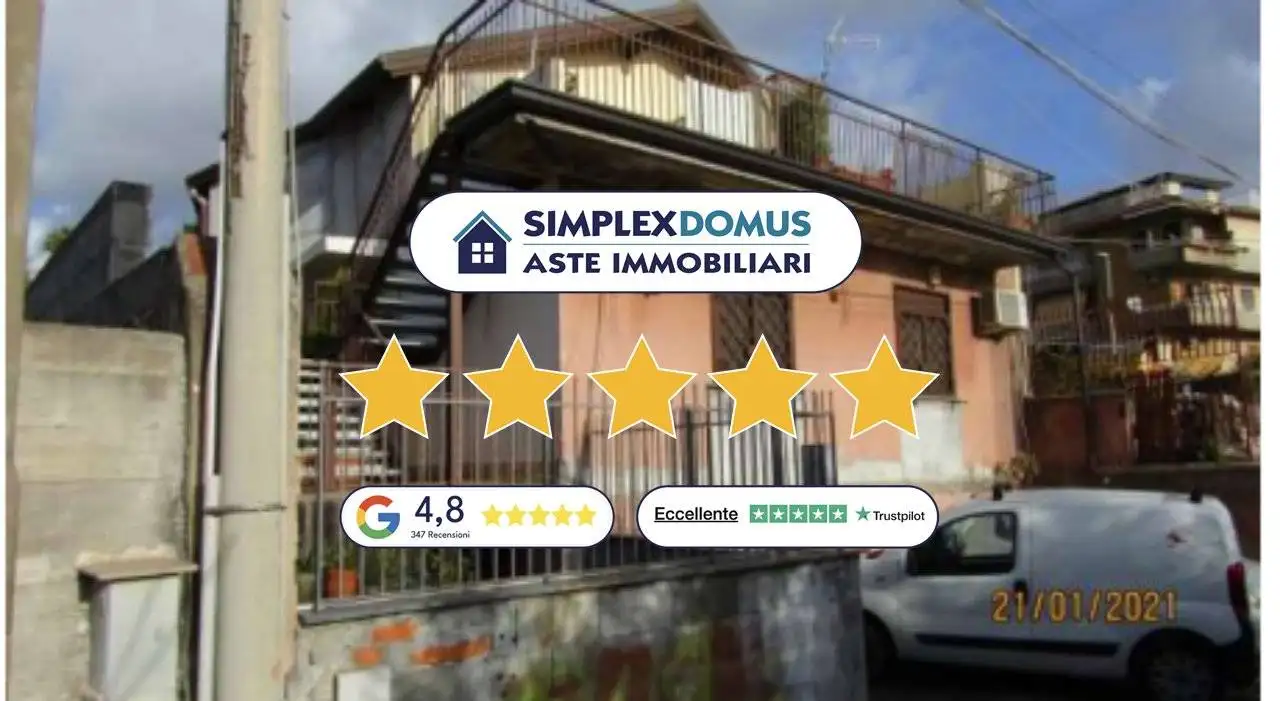 Villa in asta a Catania