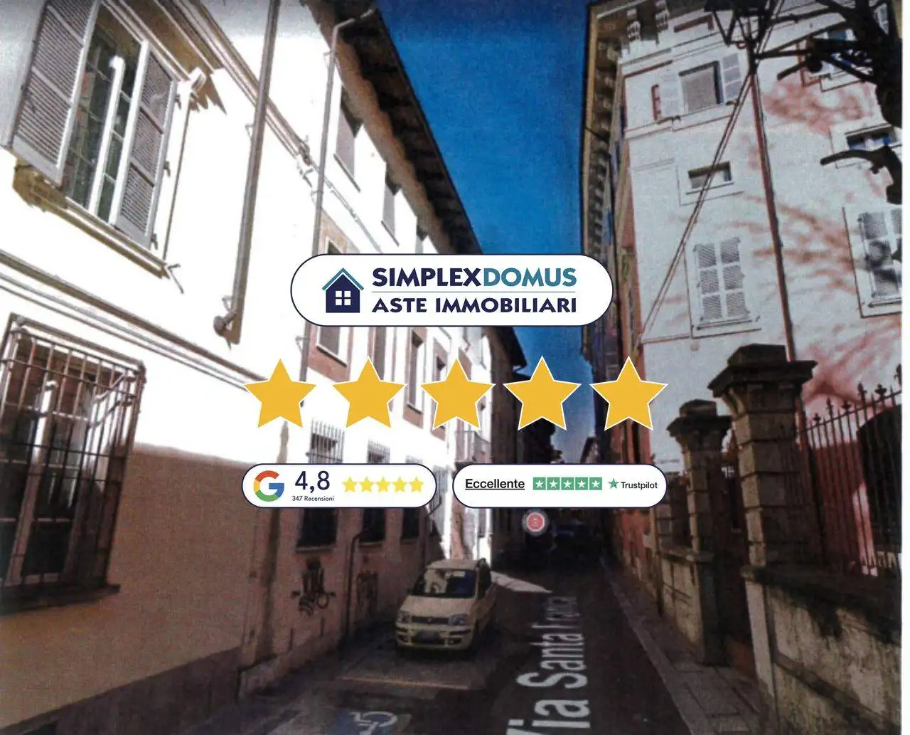 Villa in asta a Piacenza