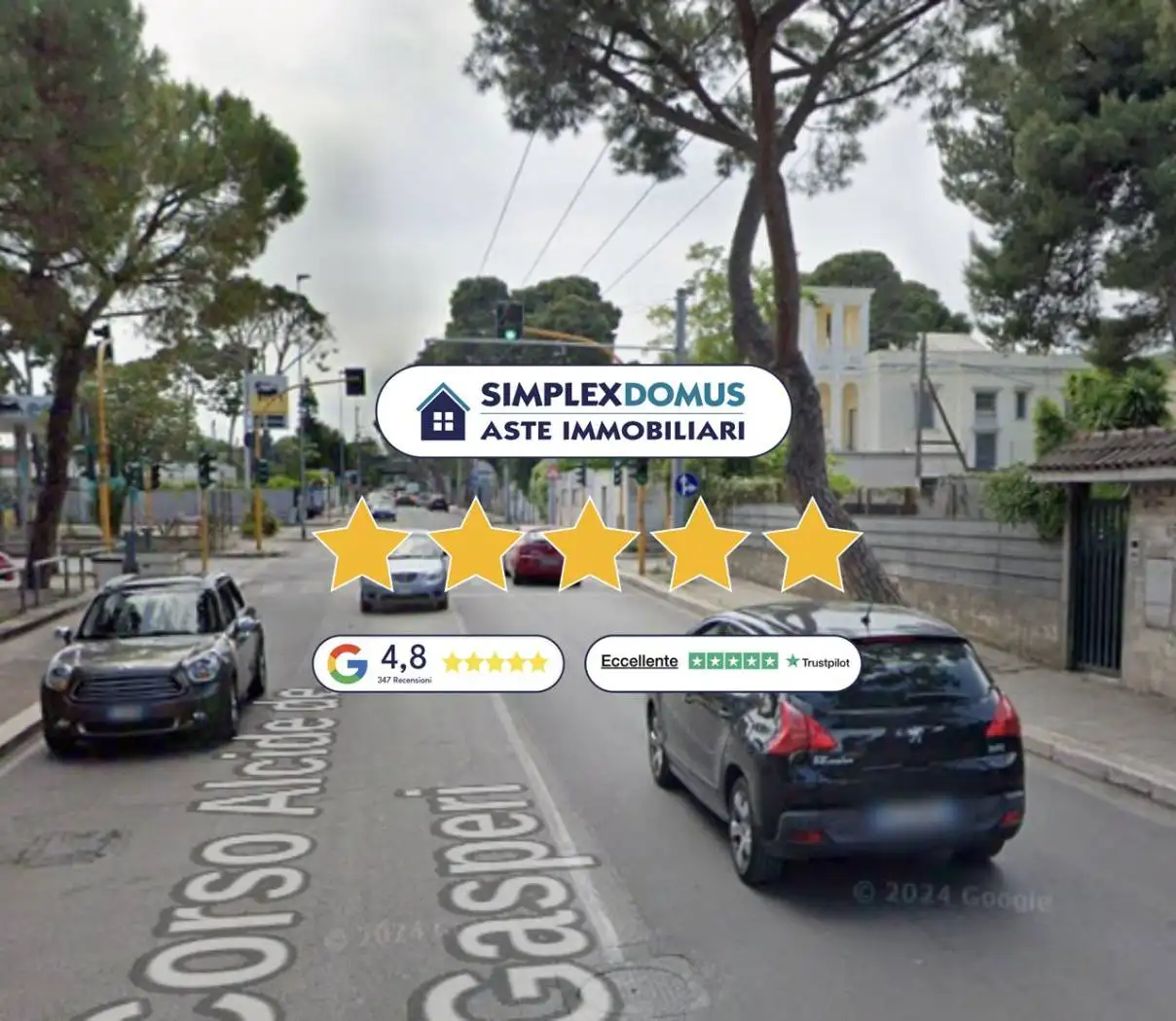 Villa in asta a Bari