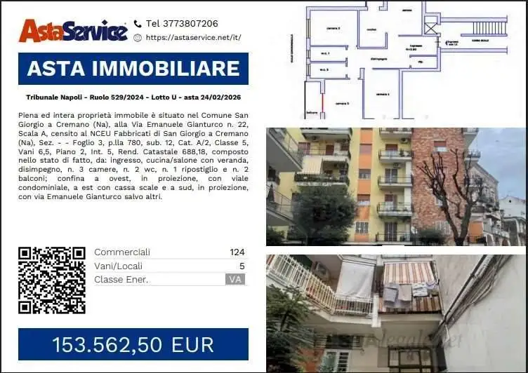 Appartamento in asta a San Giorgio a Cremano