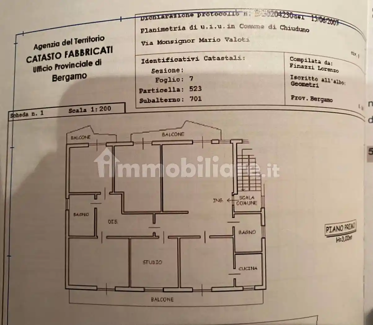 Appartamento in vendita a Chiuduno