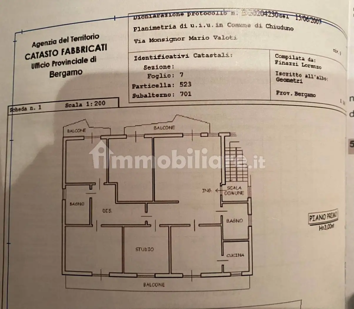 Appartamento in vendita a Chiuduno