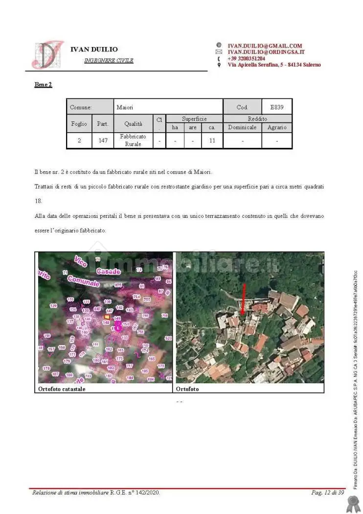 Appartamento in asta a Maiori