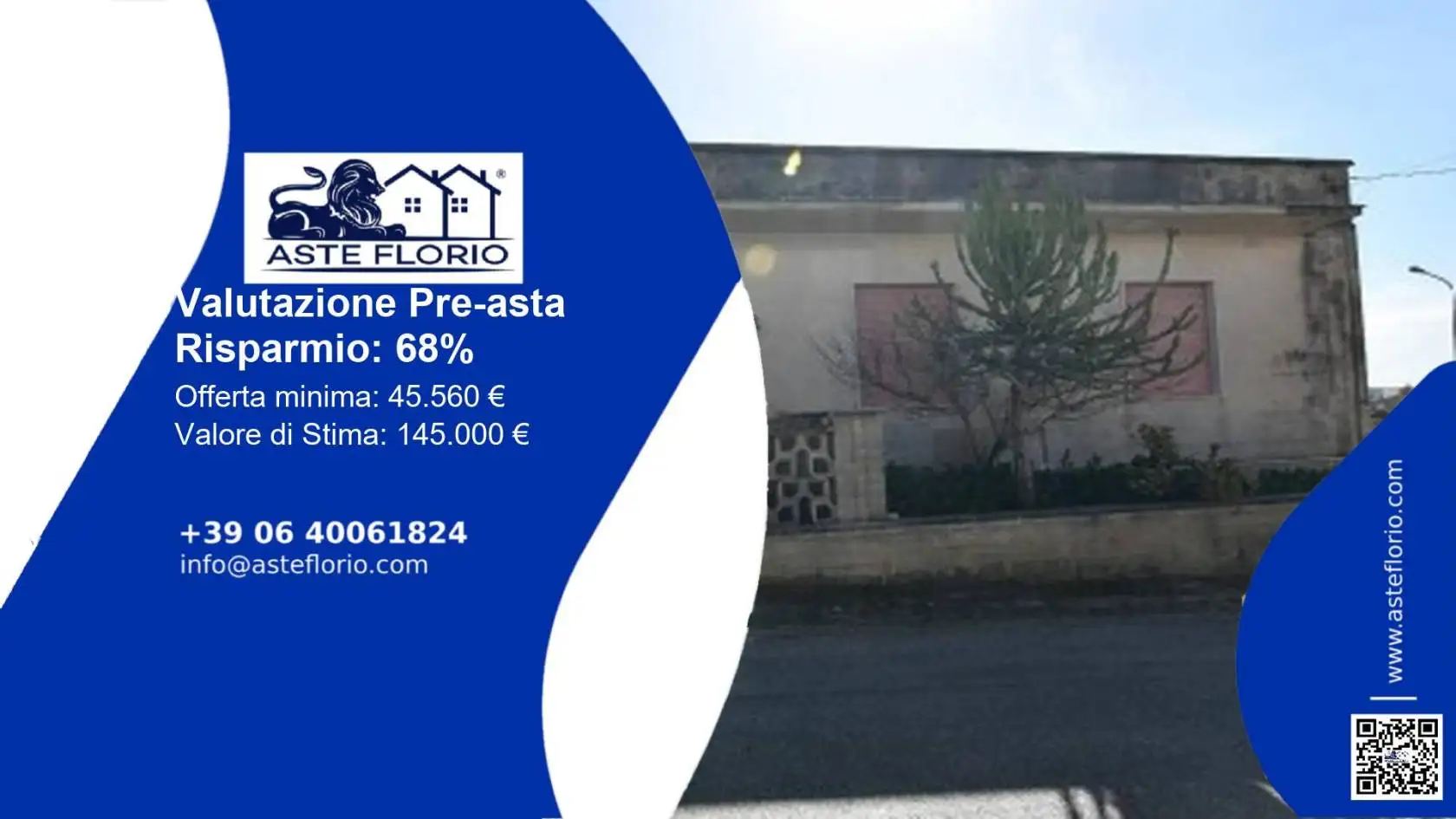 Villa in asta a Trapani