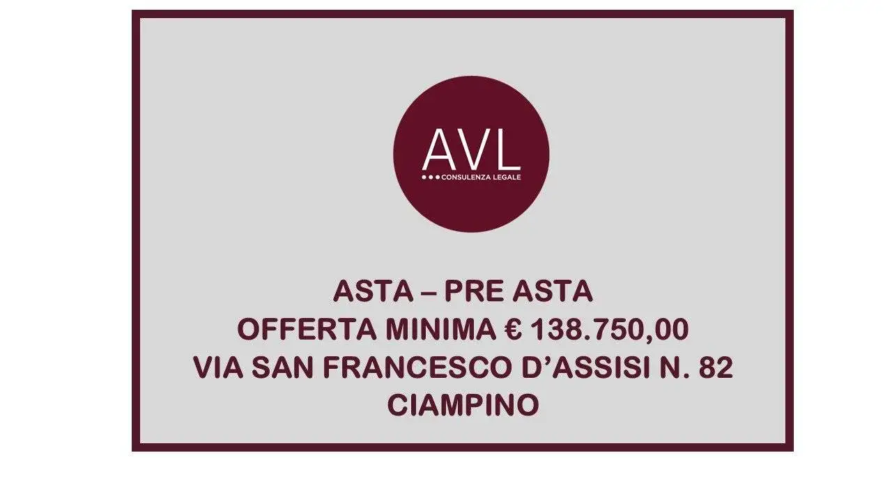 Appartamento in asta a Ciampino