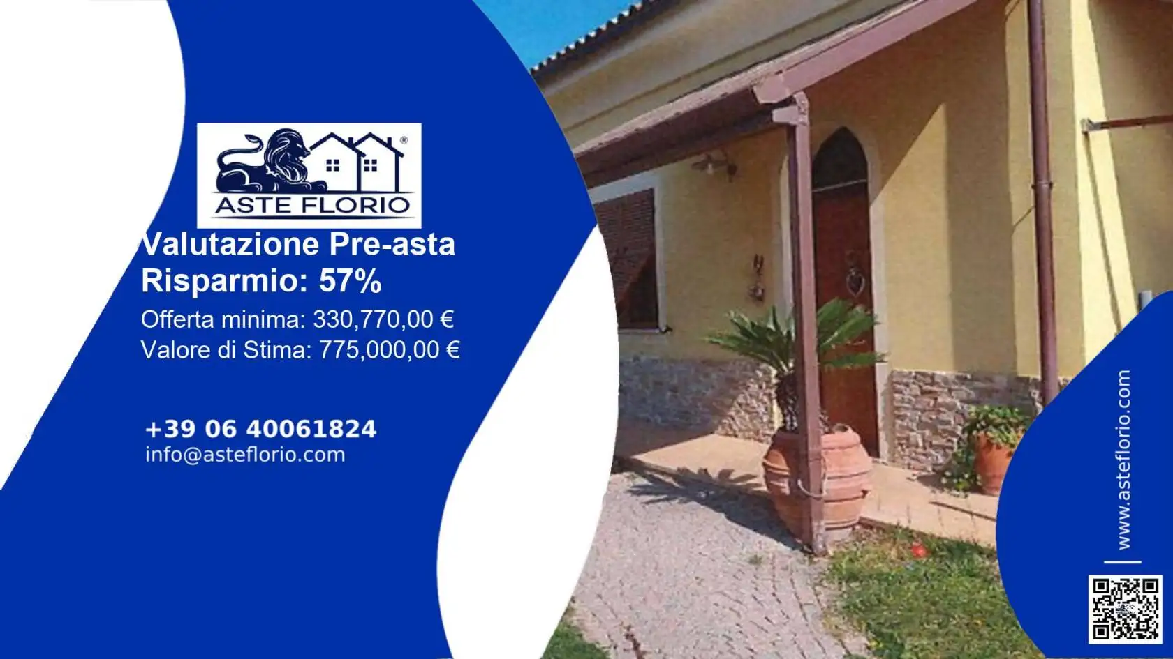 Villa in asta a Albenga