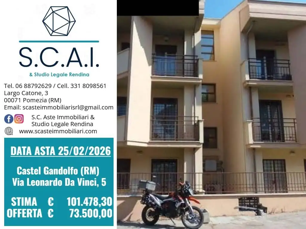 Appartamento in asta a Castel Gandolfo