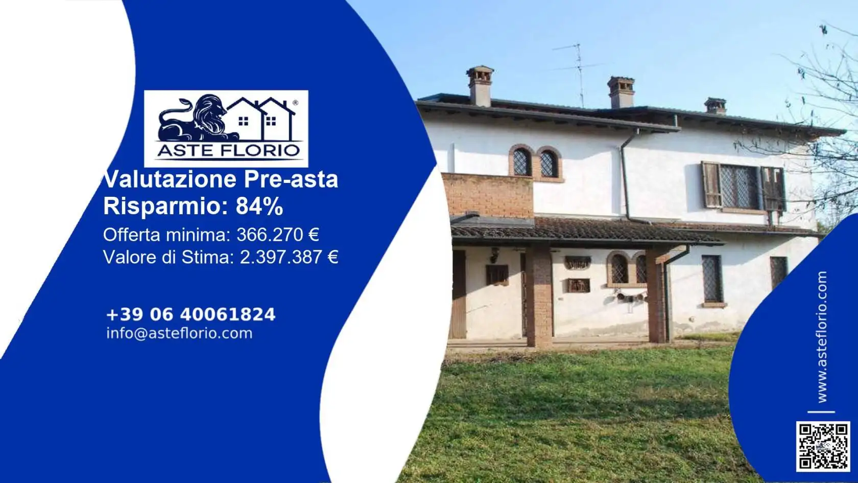 Villetta a schiera in asta a Castelvisconti