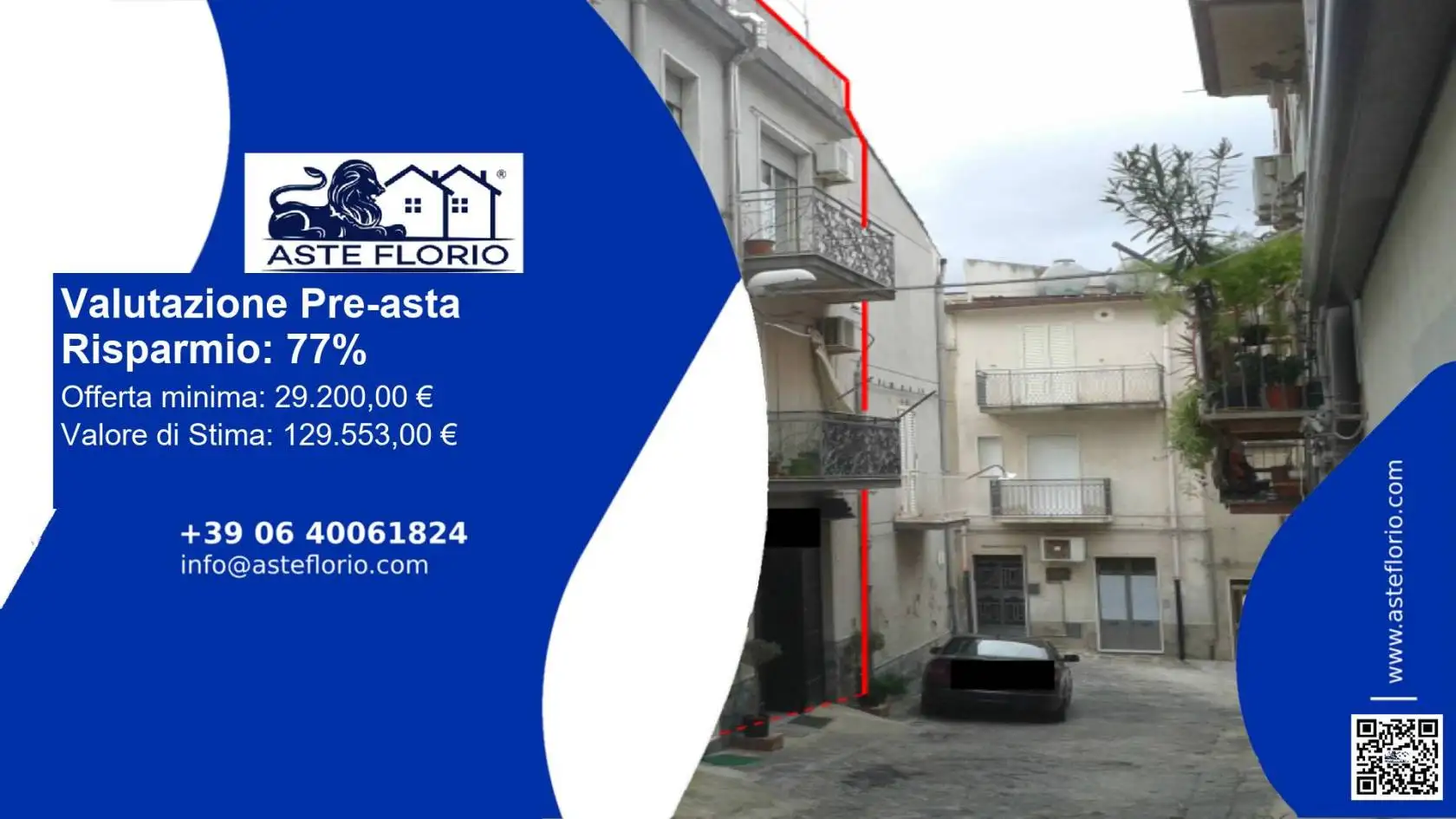 Palazzo - Stabile in asta a Valguarnera Caropepe