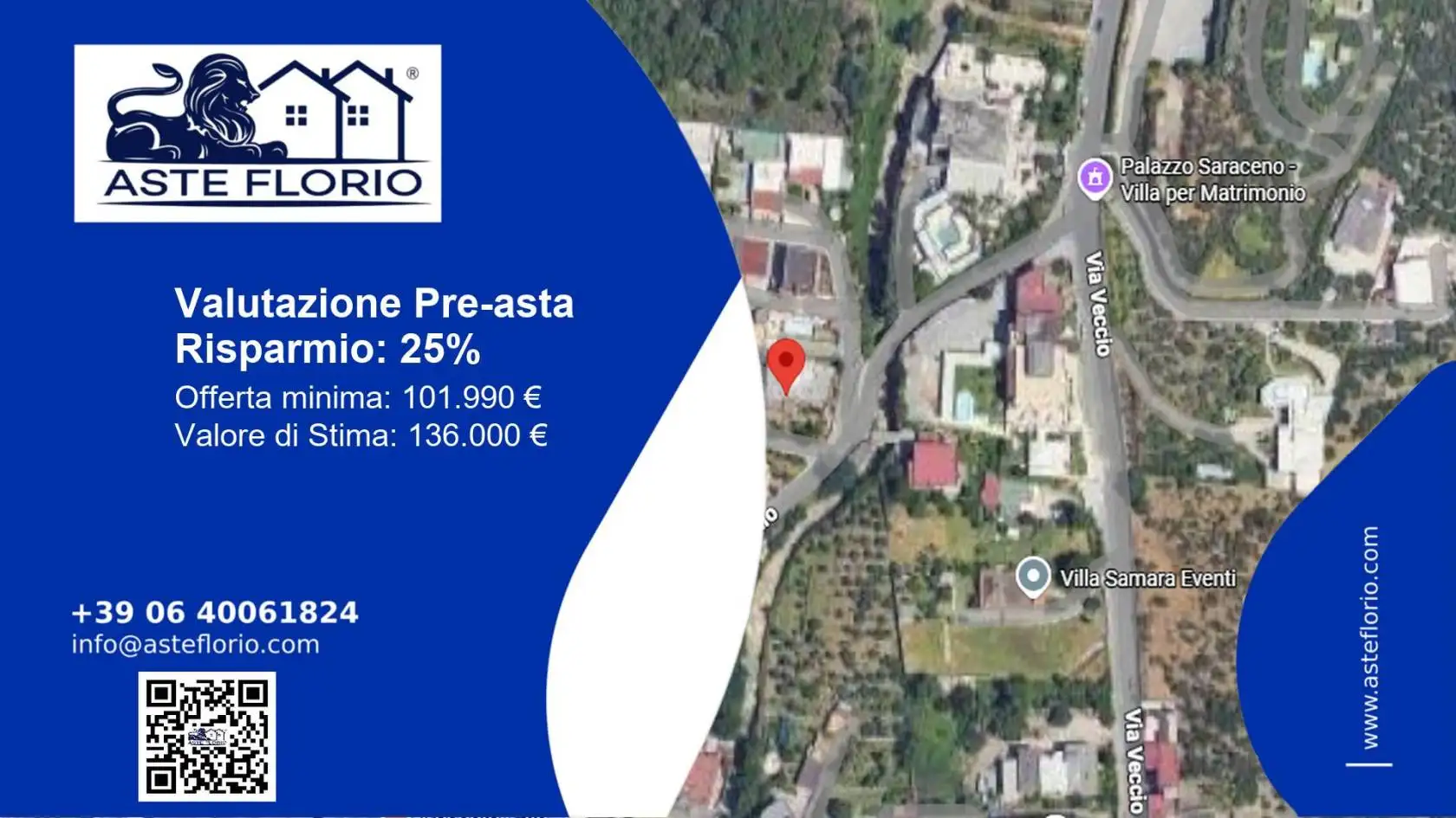 Villa in asta a Roccarainola