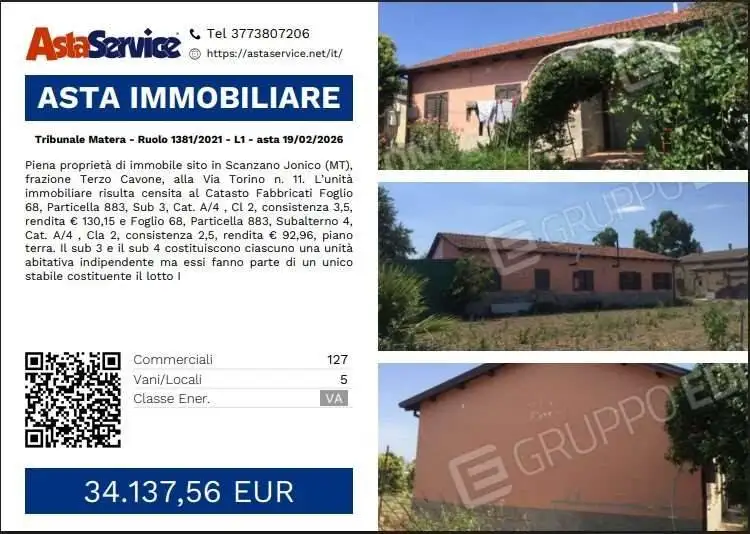 Palazzo - Stabile in asta a Scanzano Jonico