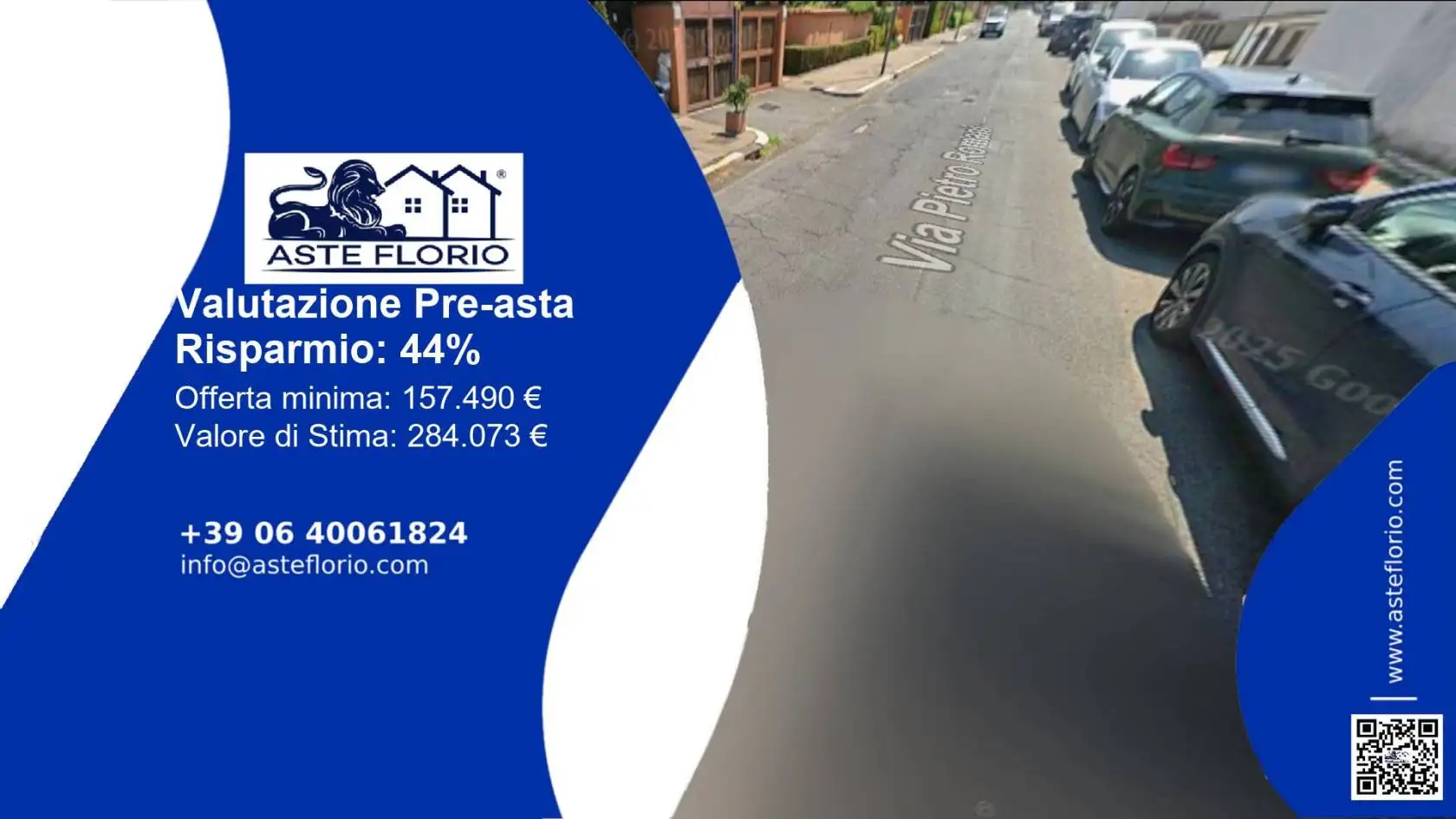 Villa in asta a Roma