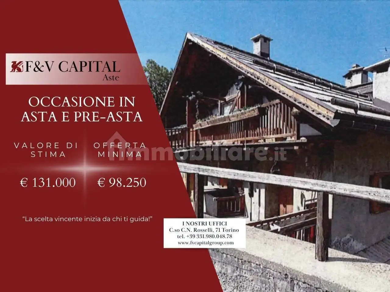 Appartamento in asta a Cesana Torinese