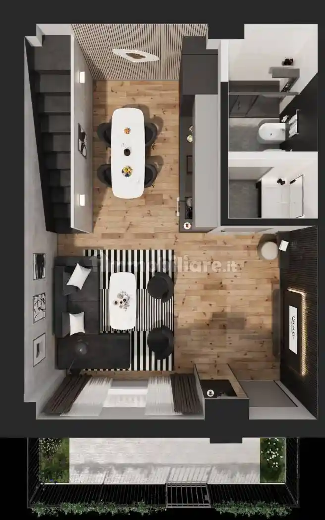 Loft via Cristoforo Gluck 50, Cascina dei Pomi, Milano - foto 3