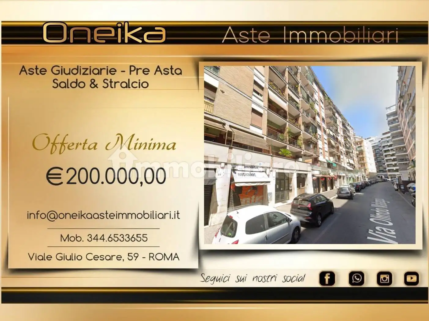 Appartamento in asta a Roma