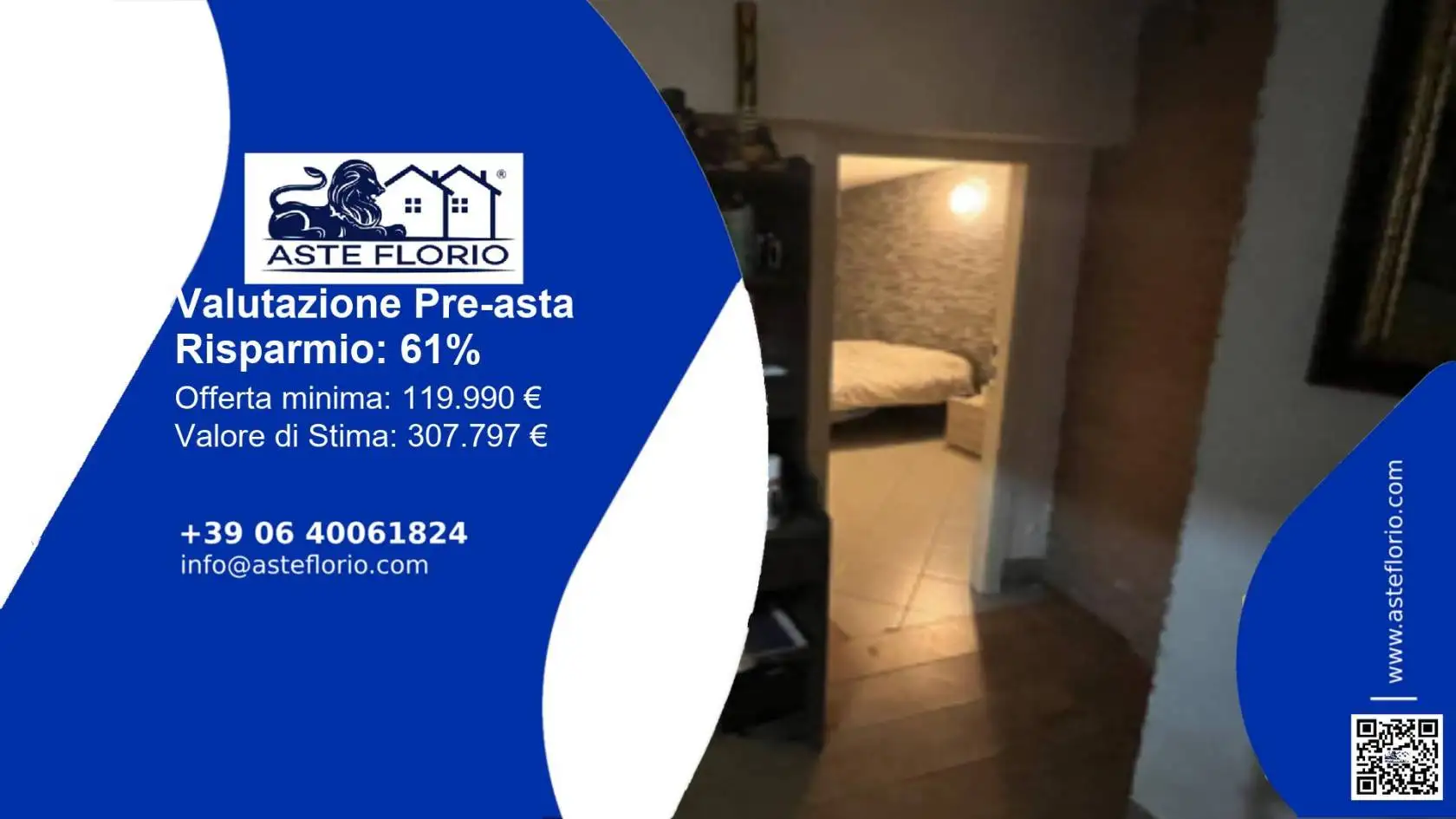 Appartamento in asta a Roma