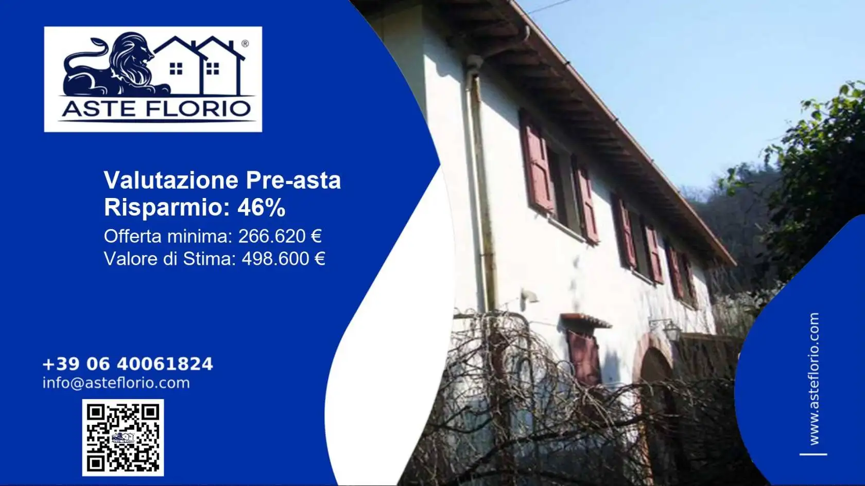 Villa in asta a Reggello