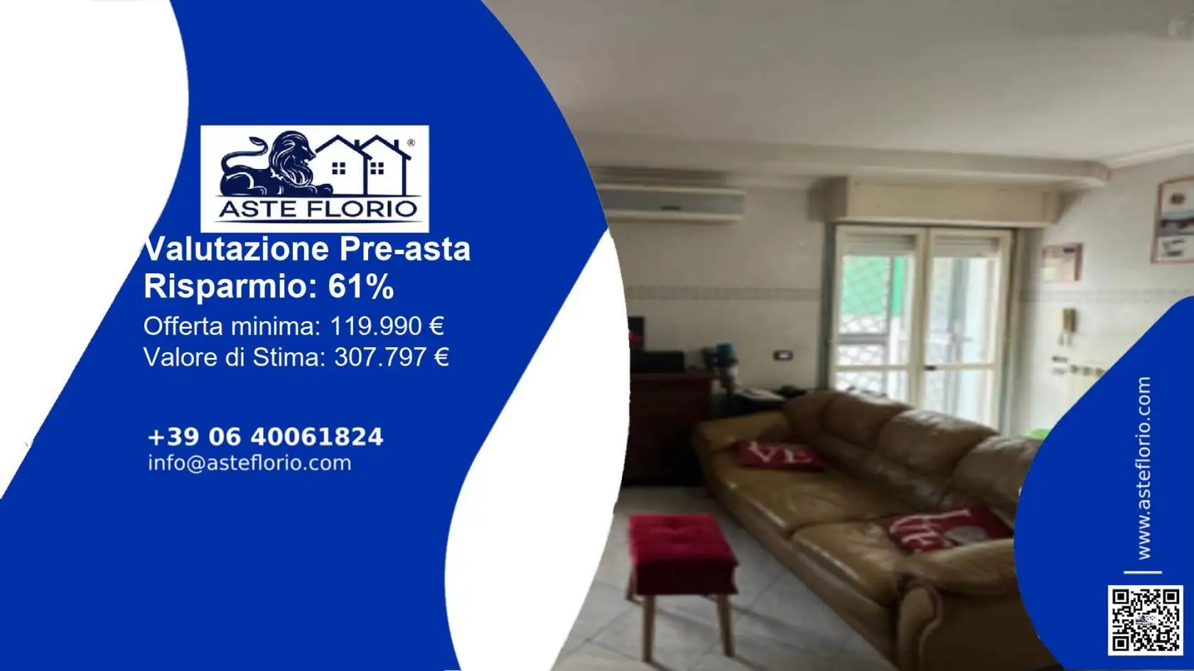 Appartamento in asta a Roma