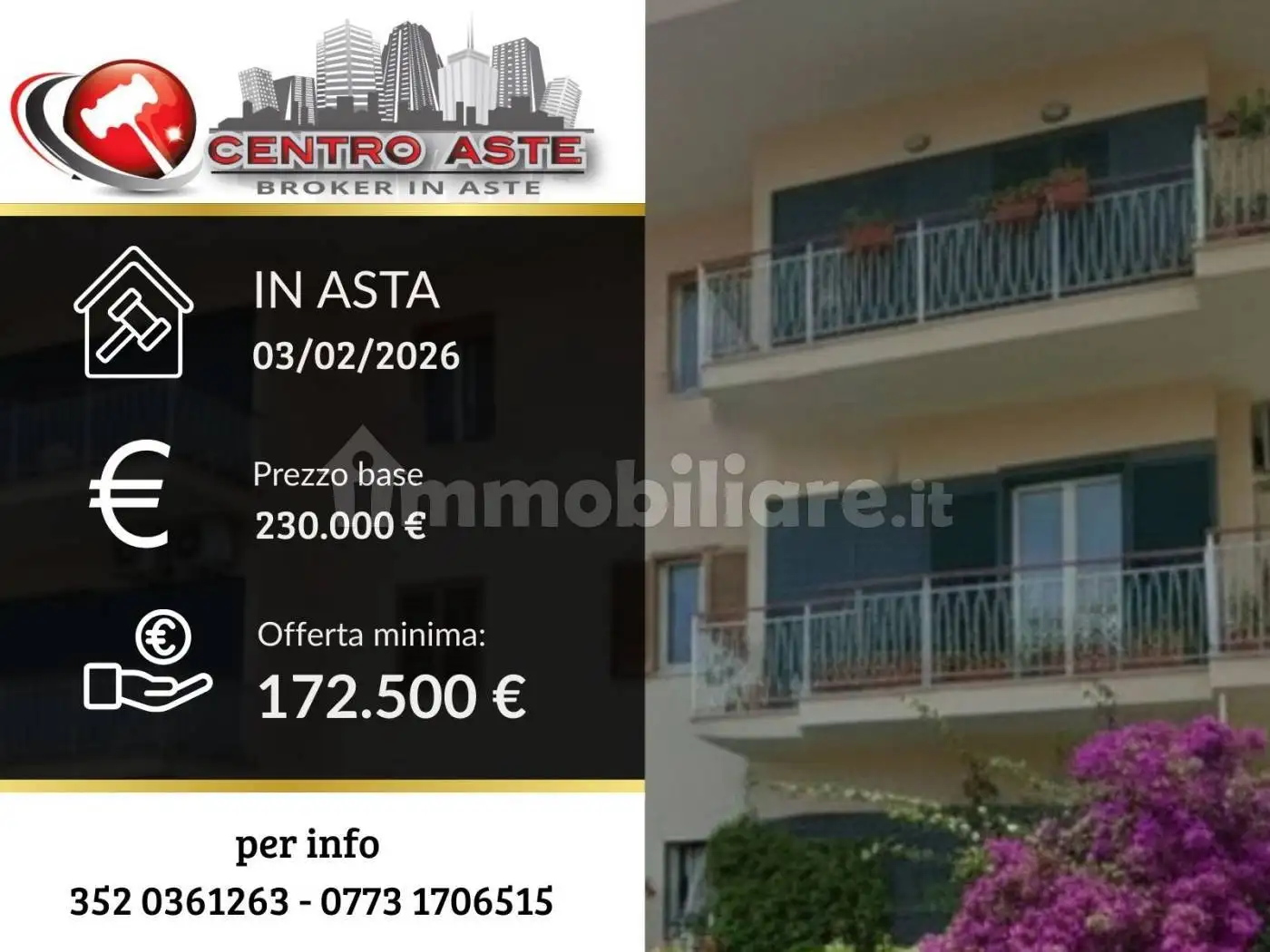 Appartamento in asta a Gaeta