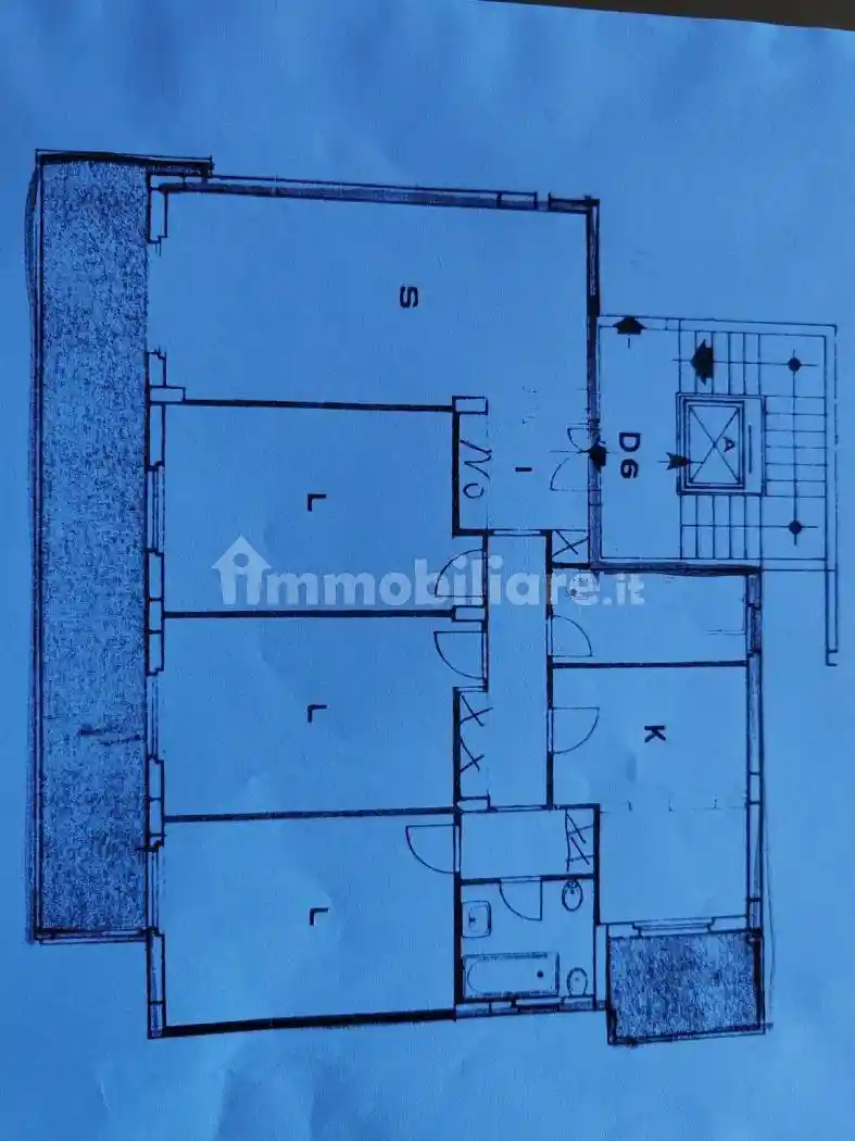 Quadrilocale via Salvatore Pescatori 107, Emanuele II, C. Colombo, Morelli e Silvati, Avellino - foto 2