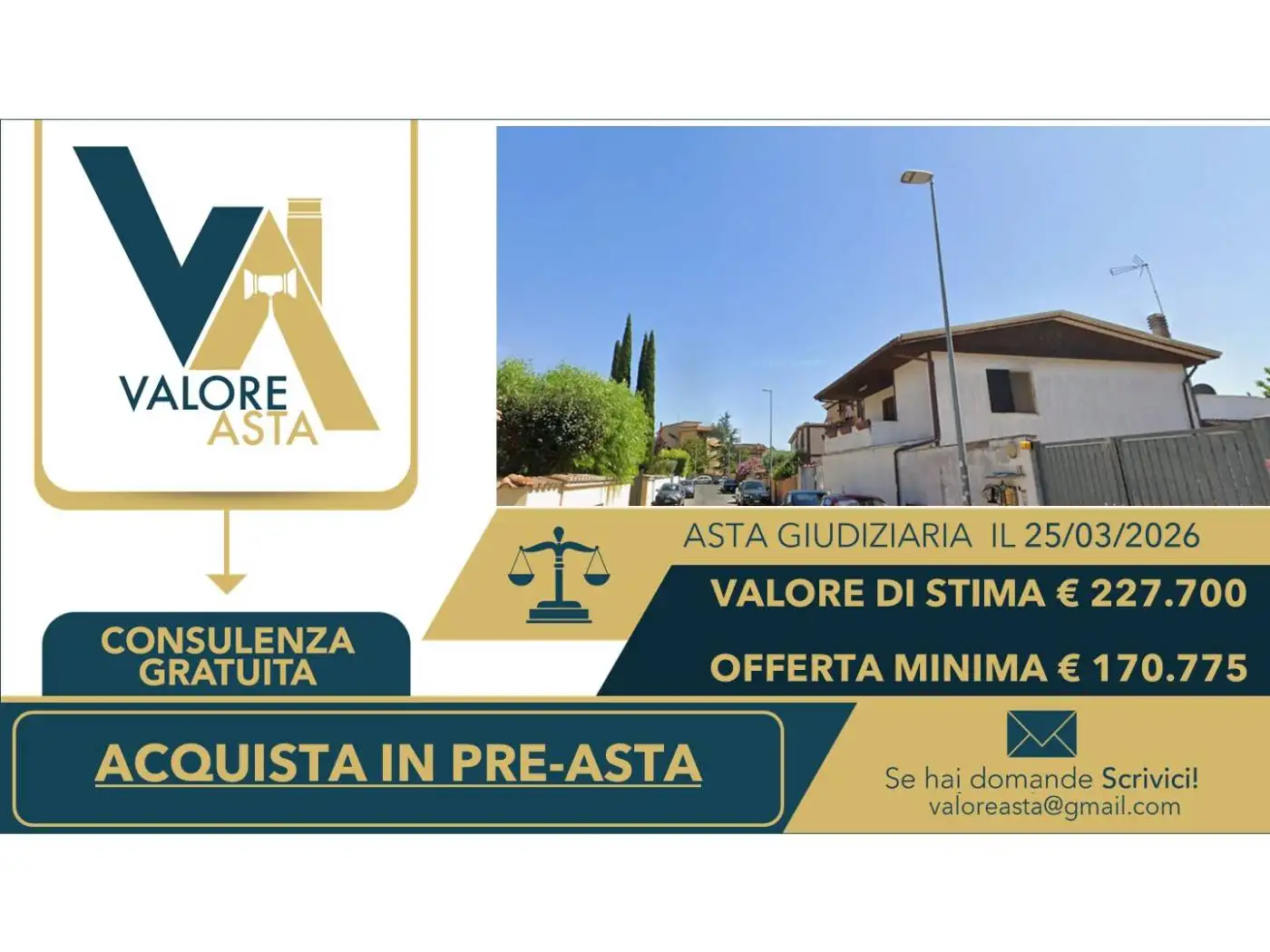 Appartamento in asta a Roma