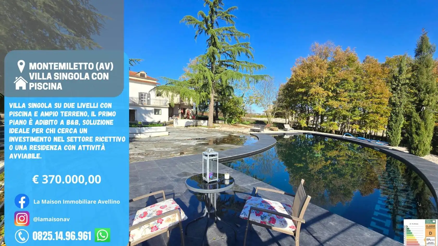 Villa in vendita a Montemiletto