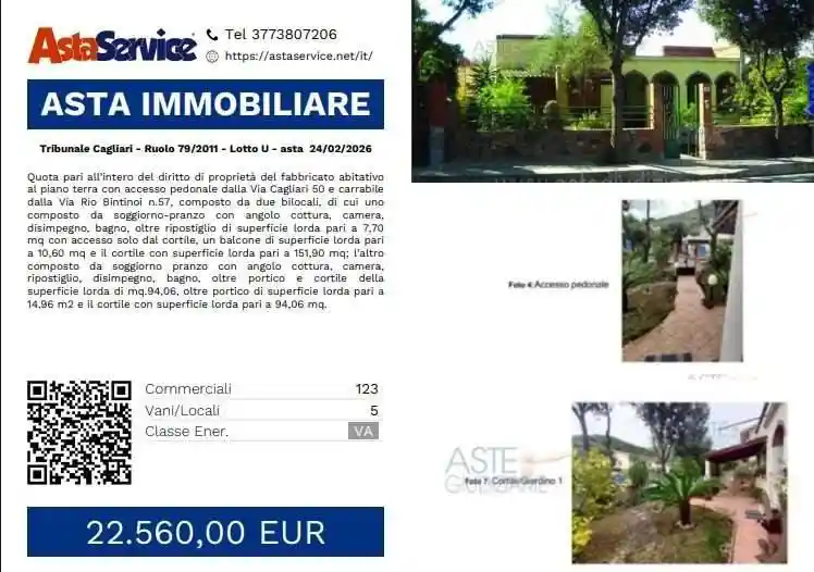 Casa indipendente in vendita a Ballao