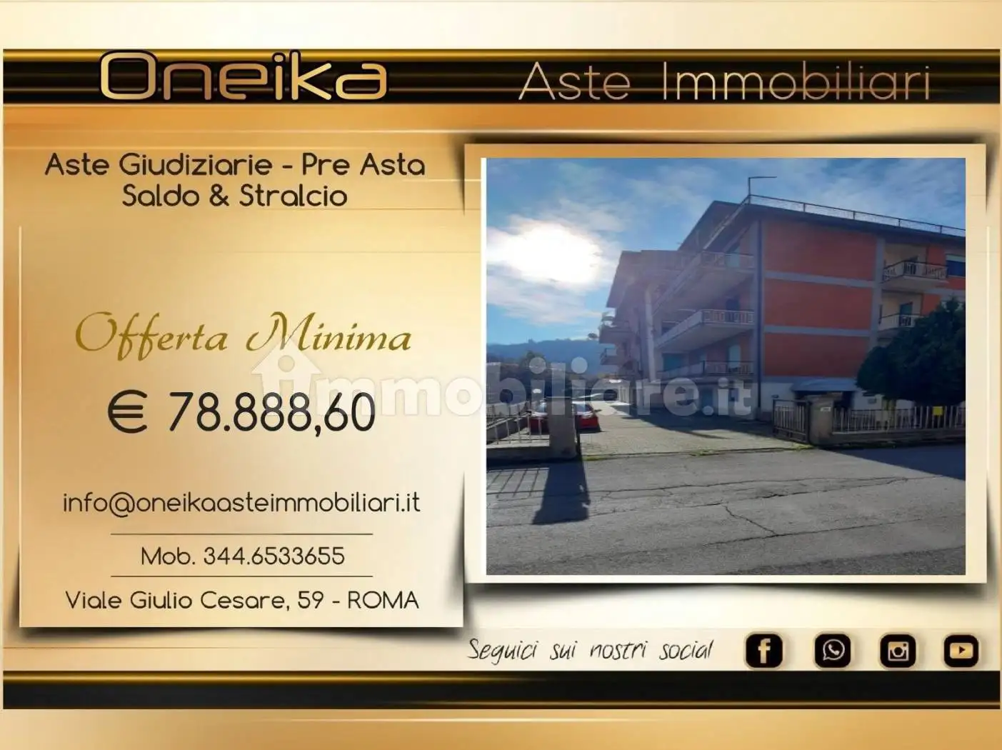 Appartamento in asta a Rieti