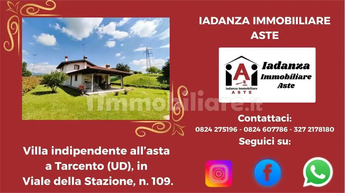 Villa in asta a Tarcento