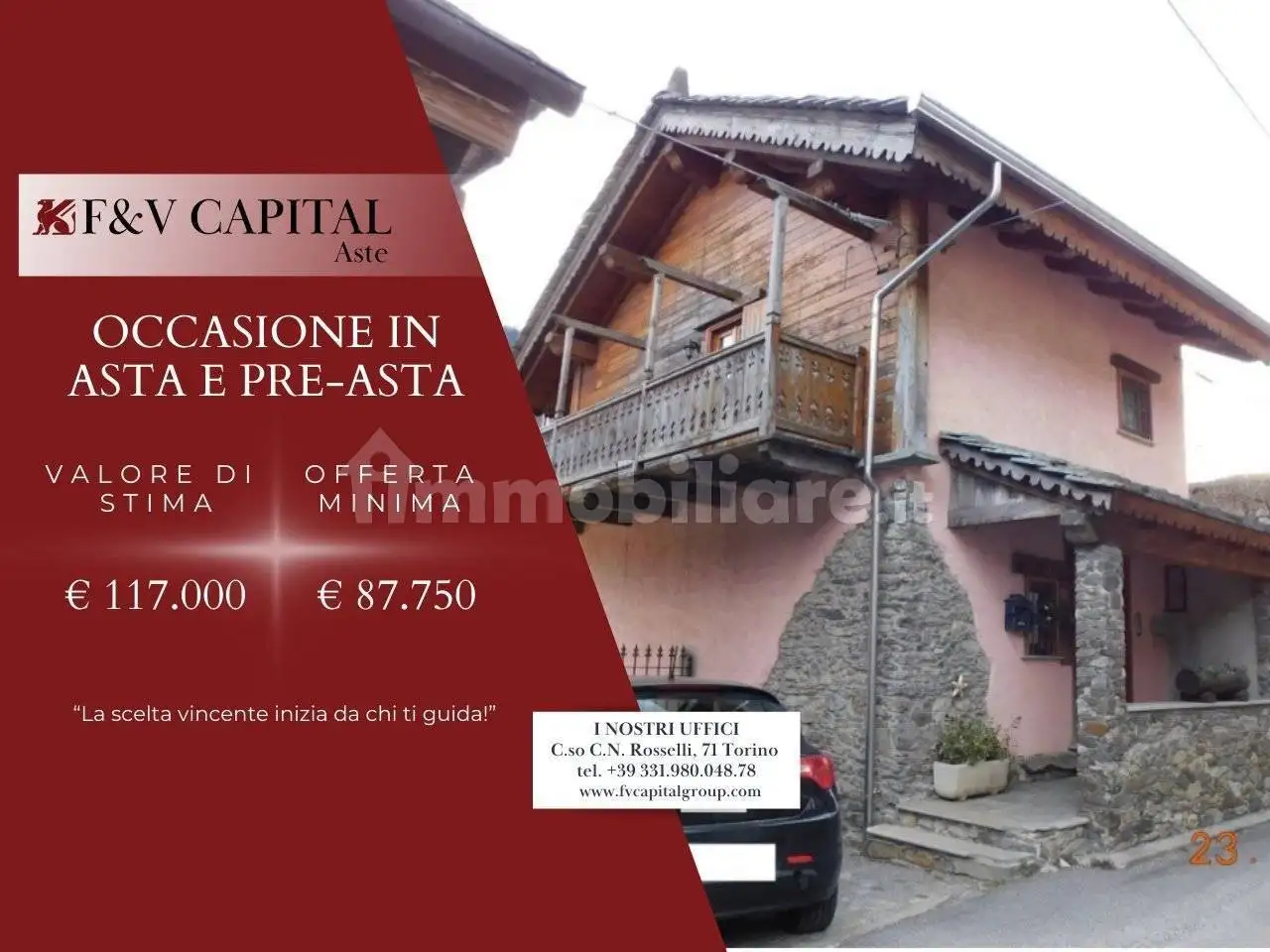 Villa in asta a Salbertrand