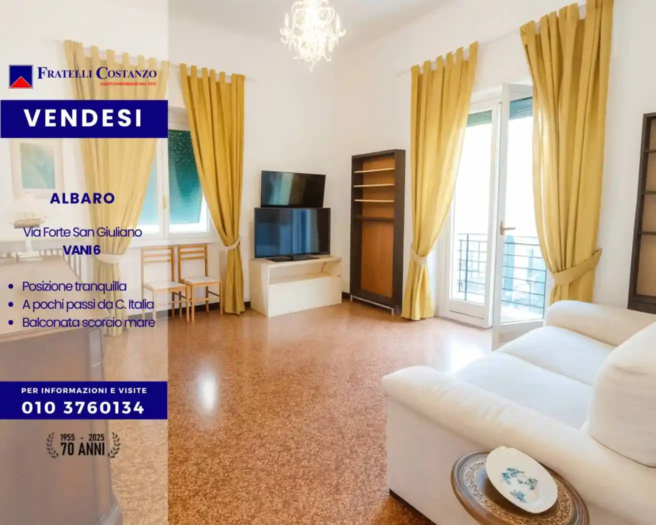 Appartamento in vendita a Genova