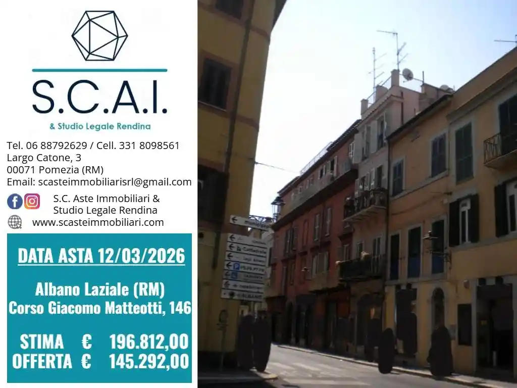 Appartamento in vendita a Albano Laziale