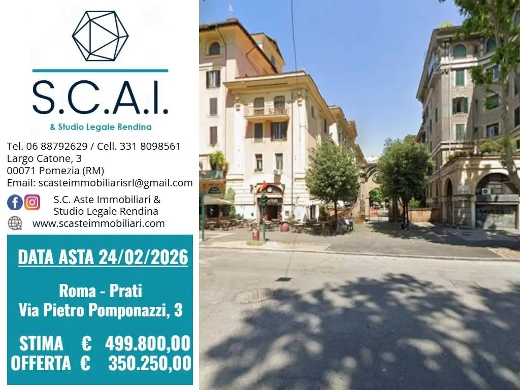 Appartamento in asta a Roma