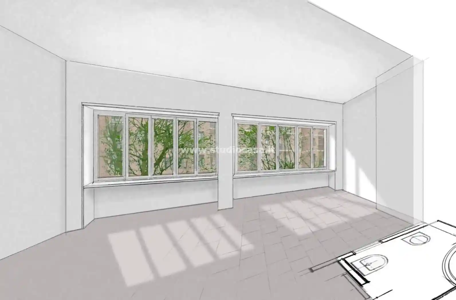 Bilocale via Angera, 3, Maggiolina, Milano - foto 2