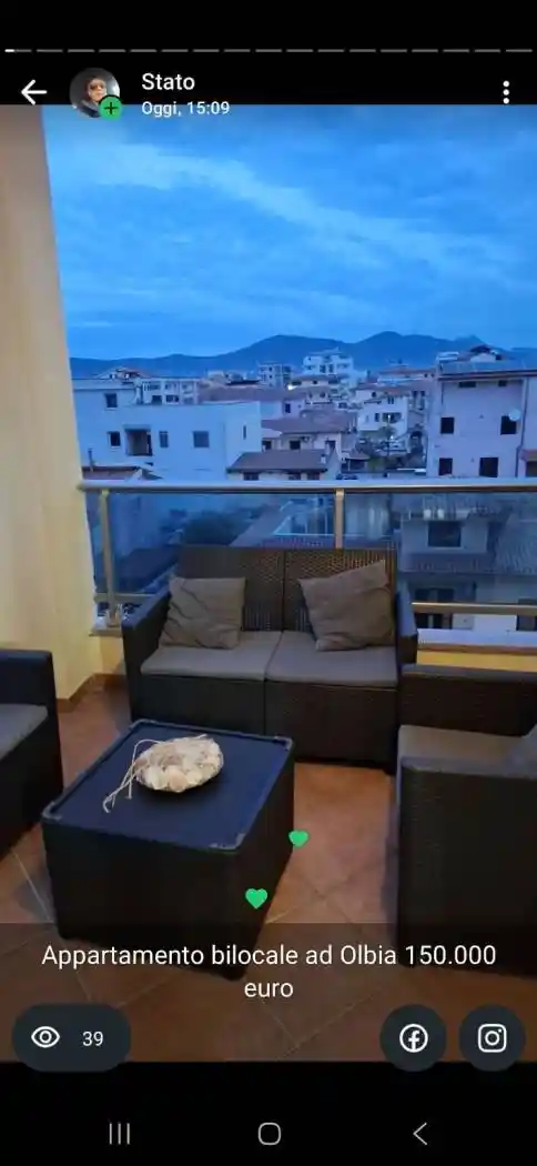 Appartamento in vendita a Olbia